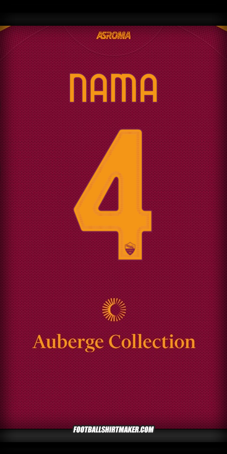 Jersey AS Roma 2025/2026 -  nama - 4