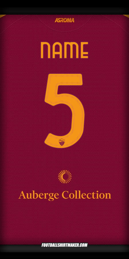 Shirt AS Roma 2025/2026 -  name - 5