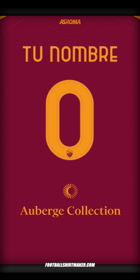 Camiseta AS Roma 2025/2026 -  tu nombre - 0
