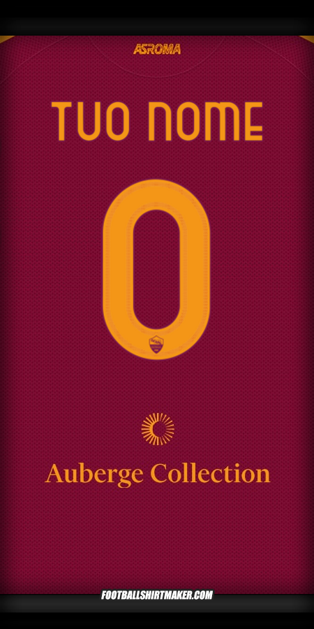 Maglia AS Roma 2025/2026 -  tuo nome - 0