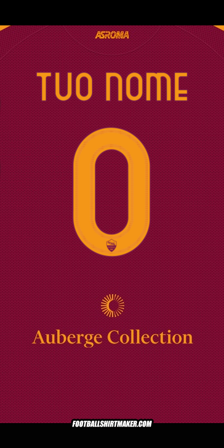 Maglia AS Roma 2025/2026 -  tuo nome - 0