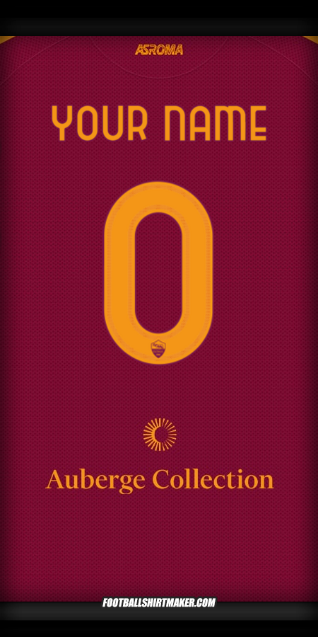 Shirt AS Roma 2025/2026 -  your name - 0