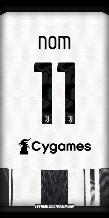 Maillot Juventus FC 2025/2026 -  nom - 11