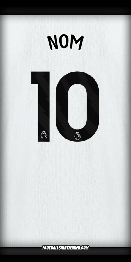 Maillot Chelsea 2025/2026 Extérieur -  nom - 10