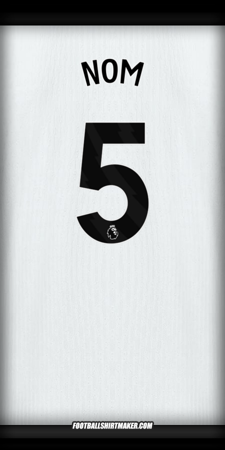 Maillot Chelsea 2025/2026 Extérieur -  nom - 5