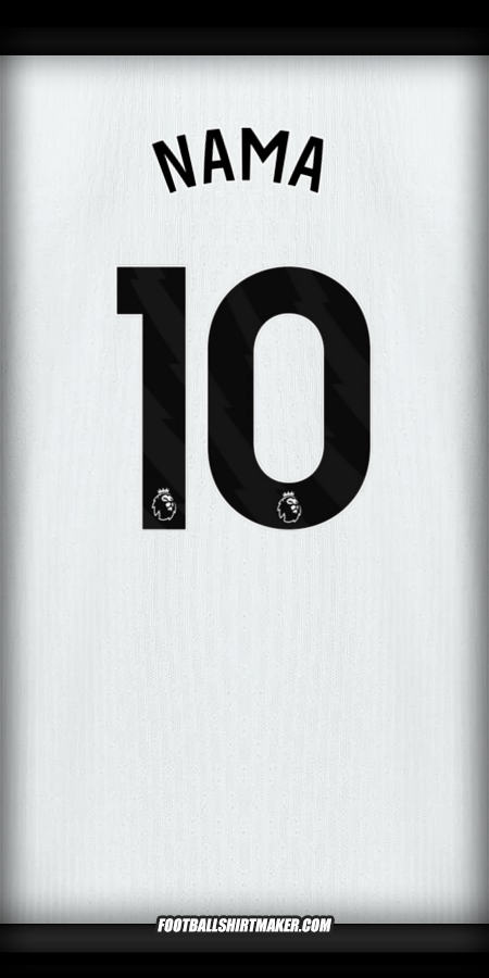 Jersey Chelsea 2025/2026 Alternatif -  nama - 10