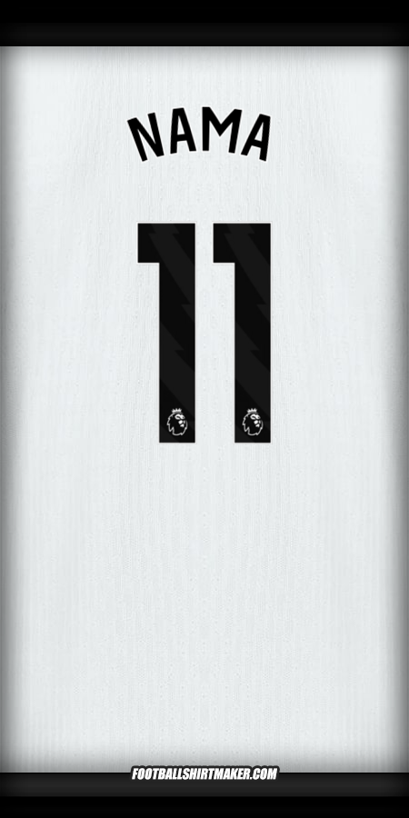 Jersey Chelsea 2025/2026 Alternatif -  nama - 11