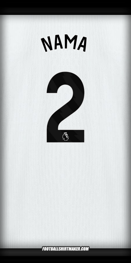 Jersey Chelsea 2025/2026 Alternatif -  nama - 2