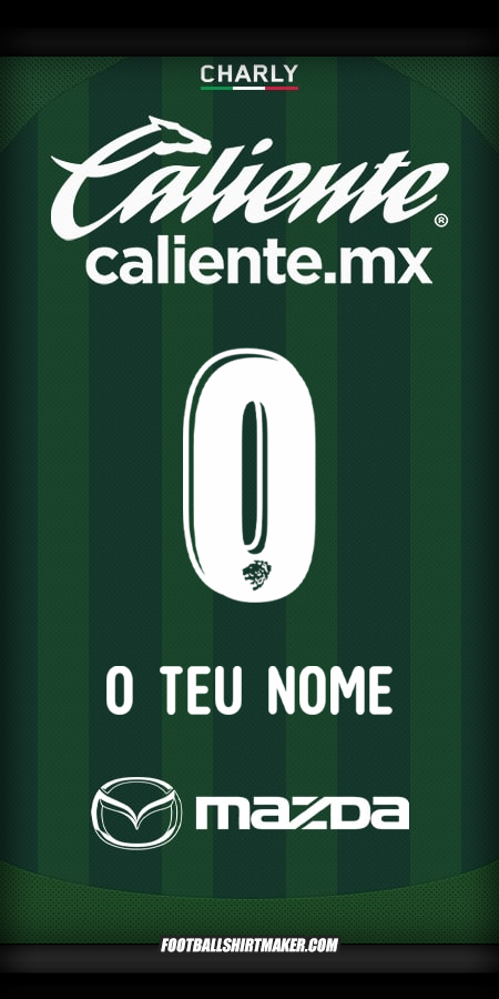 Camisola Club León 2025/2026 -  o teu nome - 0