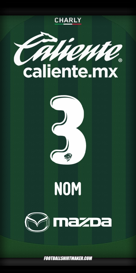 Maillot Club León 2025/2026 -  nom - 3
