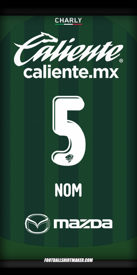 Maillot Club León 2025/2026 -  nom - 5