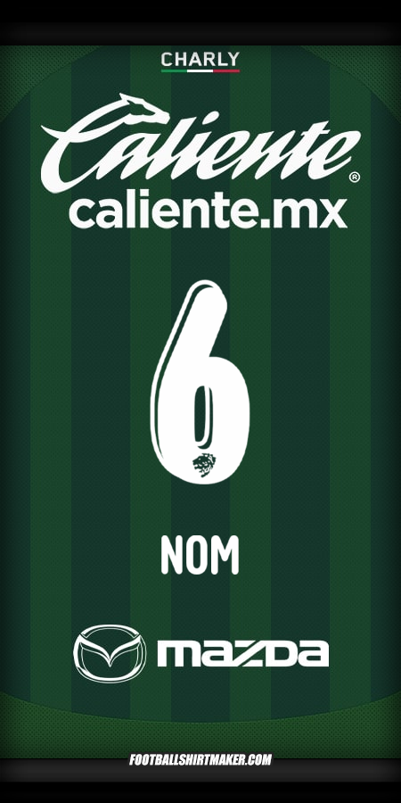 Maillot Club León 2025/2026 -  nom - 6