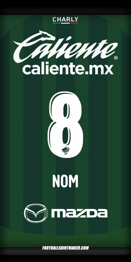 Maillot Club León 2025/2026 -  nom - 8