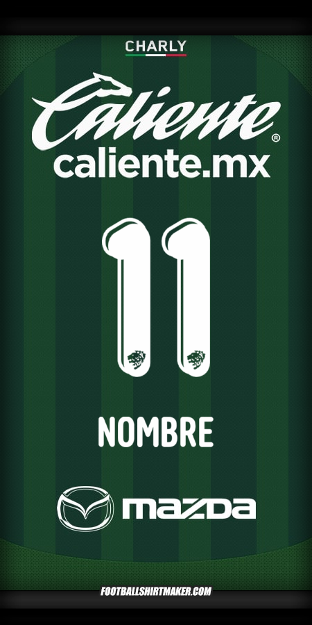 Jersey Club León 2025/2026 -  nombre - 11