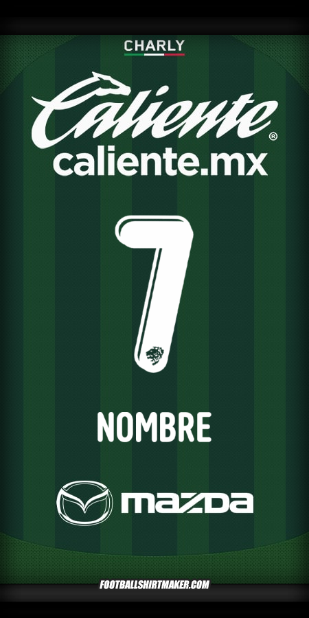 Camiseta Club León 2025/2026 -  nombre - 7