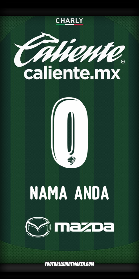 Jersey Club León 2025/2026 -  nama anda - 0