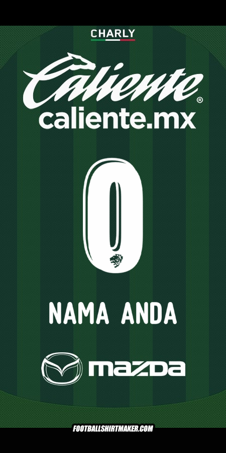 Jersey Club León 2025/2026 -  nama anda - 0