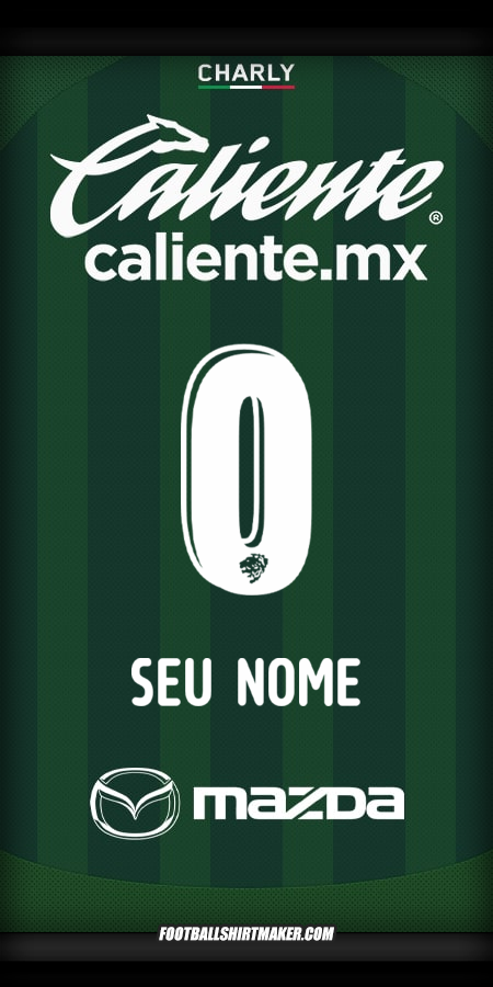 Camisa Club León 2025/2026 -  seu nome - 0