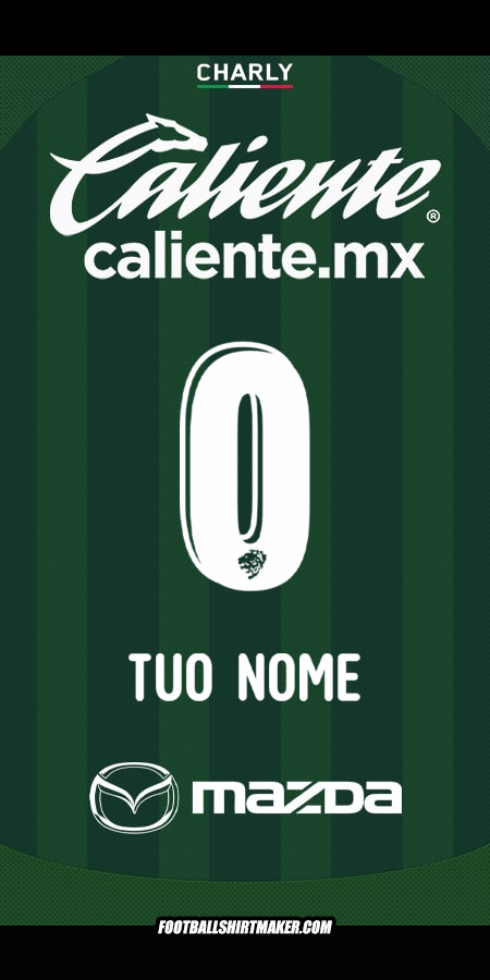 Maglia Club León 2025/2026 -  tuo nome - 0