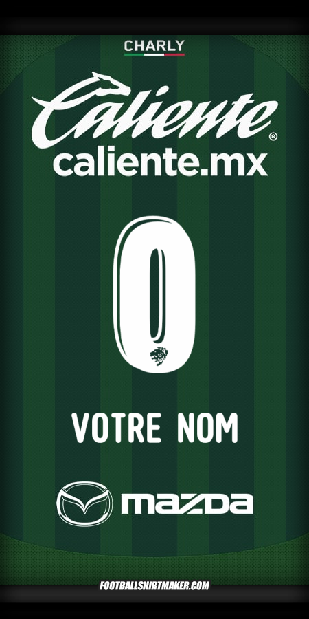 Maillot Club León 2025/2026 -  votre nom - 0
