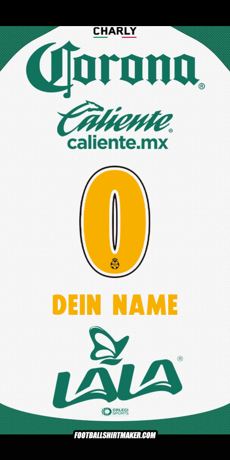 Trikot Santos Laguna 2025/2026 -  dein name - 0
