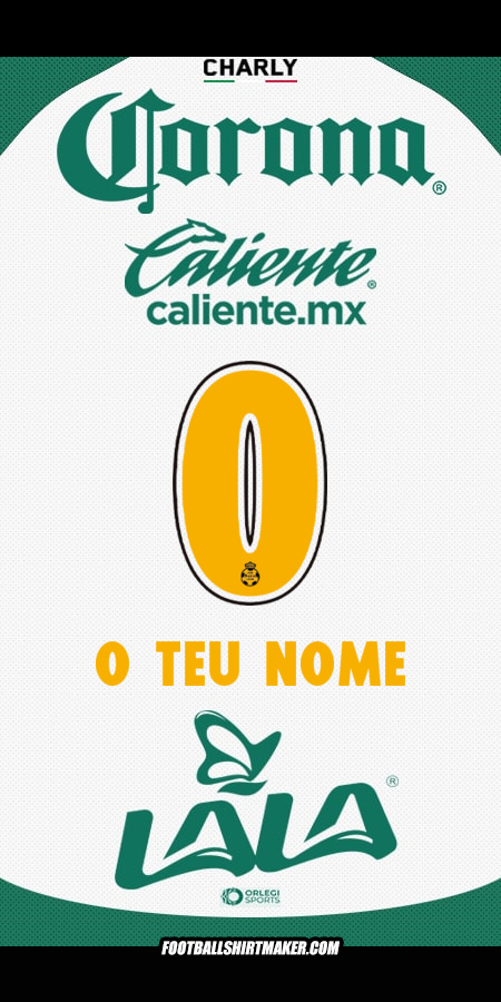 Camisola Santos Laguna 2025/2026 -  o teu nome - 0
