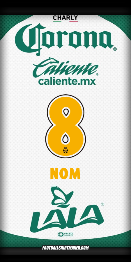 Maillot Santos Laguna 2025/2026 -  nom - 8