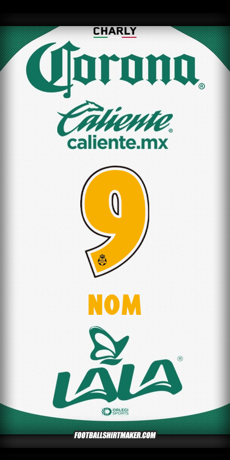 Maillot Santos Laguna 2025/2026 -  nom - 9