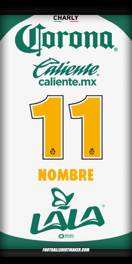 Jersey Santos Laguna 2025/2026 -  nombre - 11