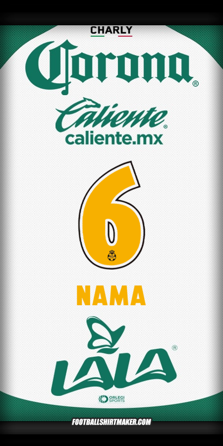 Jersey Santos Laguna 2025/2026 -  nama - 6