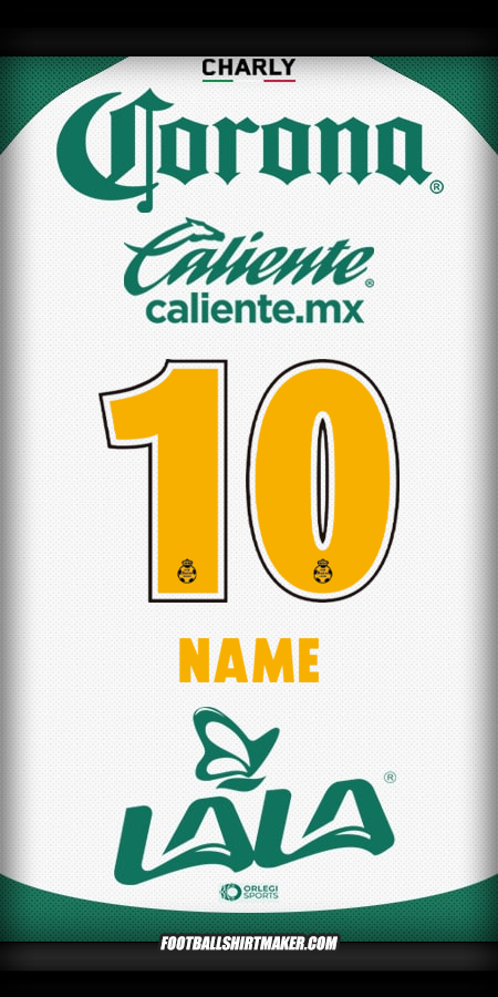 Trikot Santos Laguna 2025/2026 -  name - 10