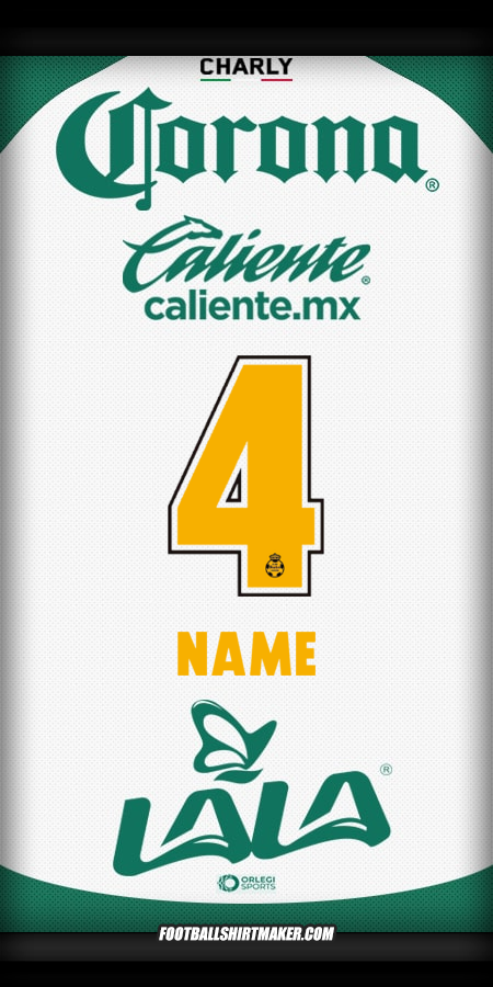 Shirt Santos Laguna 2025/2026 -  name - 4