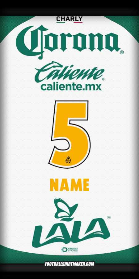 Shirt Santos Laguna 2025/2026 -  name - 5