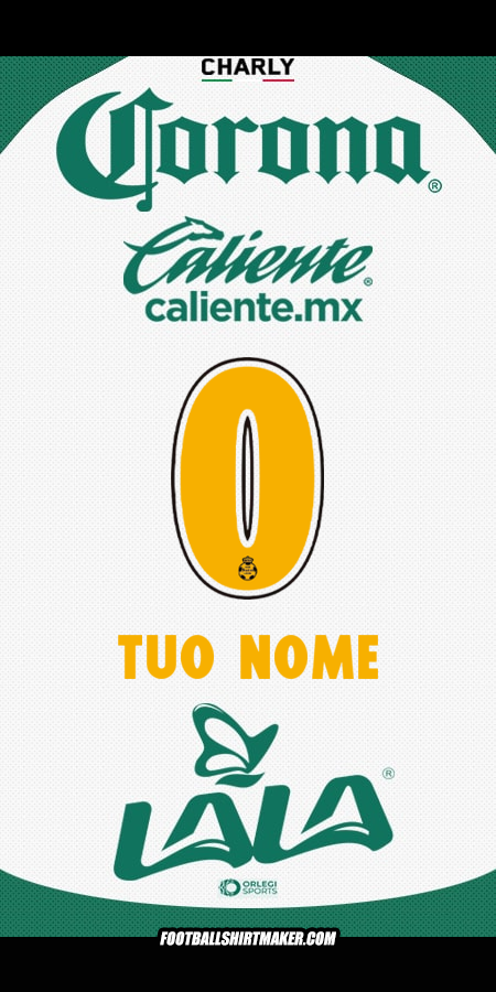 Maglia Santos Laguna 2025/2026 -  tuo nome - 0