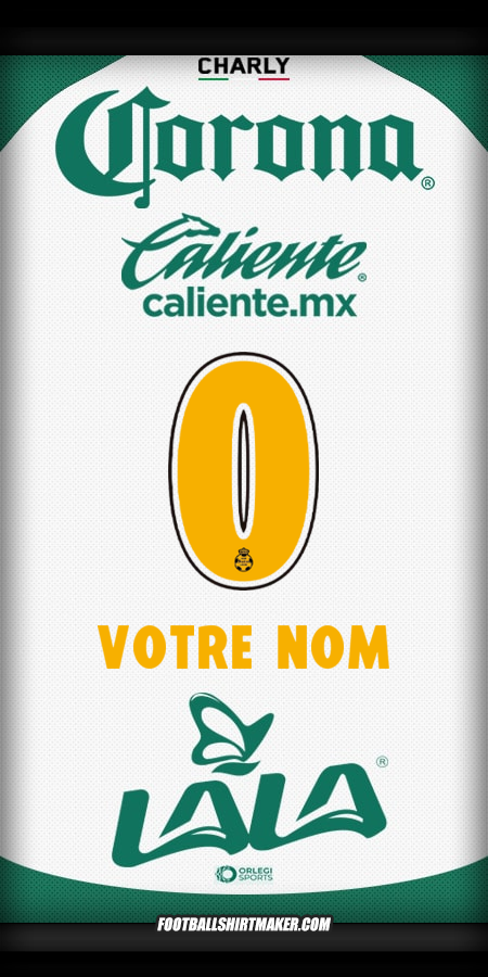 Maillot Santos Laguna 2025/2026 -  votre nom - 0