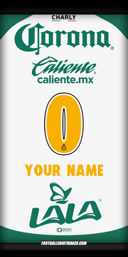 Shirt Santos Laguna 2025/2026 -  your name - 0