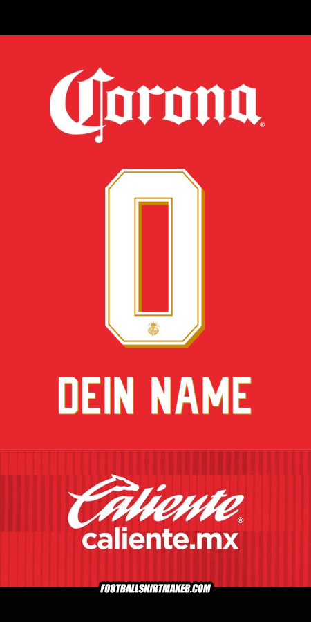 Trikot Toluca FC 2025/2026 -  dein name - 0