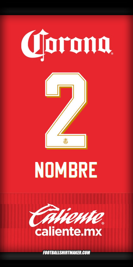 Camiseta Toluca FC 2025/2026 -  nombre - 2