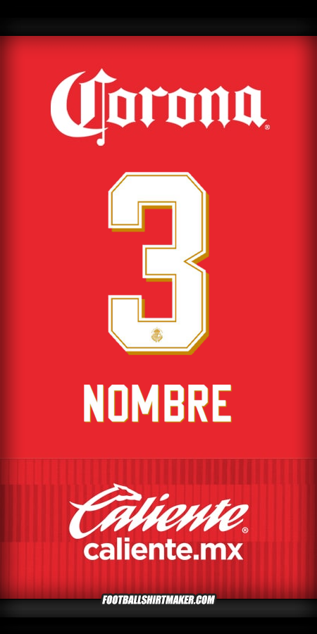 Camiseta Toluca FC 2025/2026 -  nombre - 3