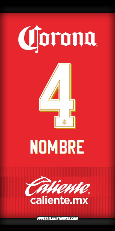 Camiseta Toluca FC 2025/2026 -  nombre - 4