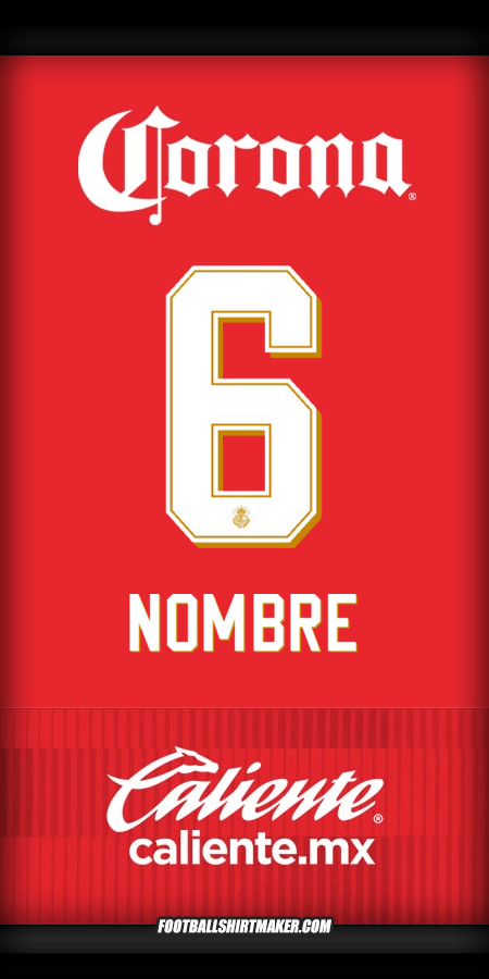 Camiseta Toluca FC 2025/2026 -  nombre - 6