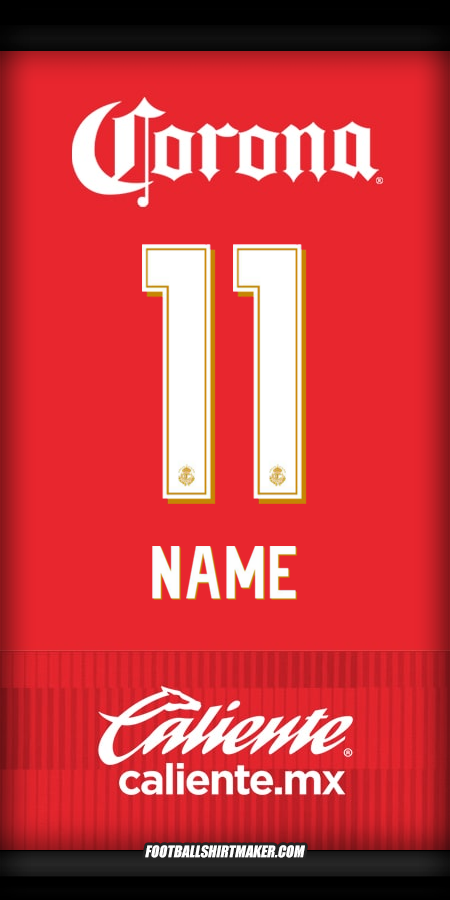 Trikot Toluca FC 2025/2026 -  name - 11