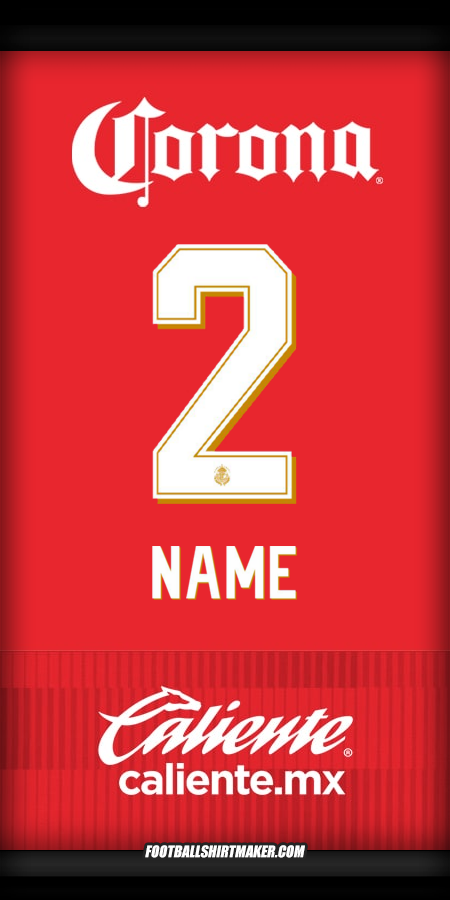 Trikot Toluca FC 2025/2026 -  name - 2