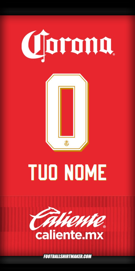 Maglia Toluca FC 2025/2026 -  tuo nome - 0