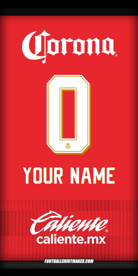 Jersey Toluca FC 2025/2026 -  your name - 0