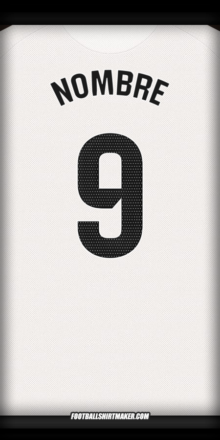 Jersey Real Madrid CF 2025/2026 -  nombre - 9