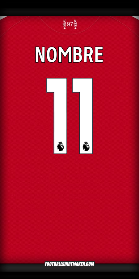 Jersey Liverpool FC 2025/2026 -  nombre - 11