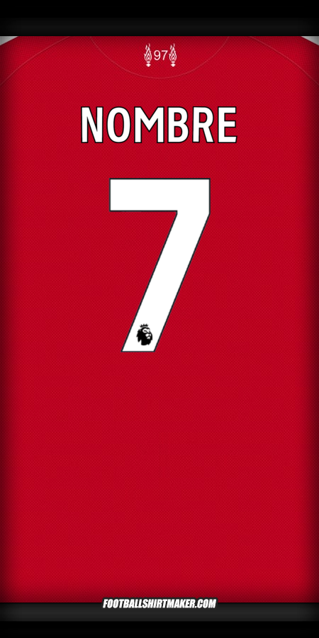 Camiseta Liverpool FC 2025/2026 -  nombre - 7