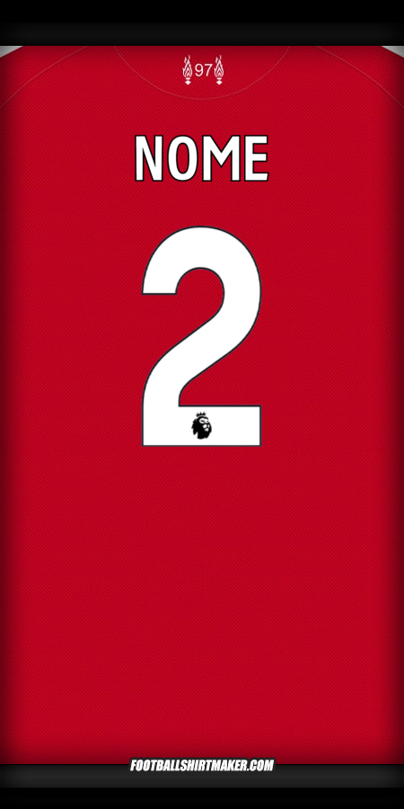 Maglia Liverpool FC 2025/2026 -  nome - 2