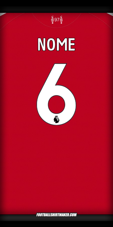 Maglia Liverpool FC 2025/2026 -  nome - 6